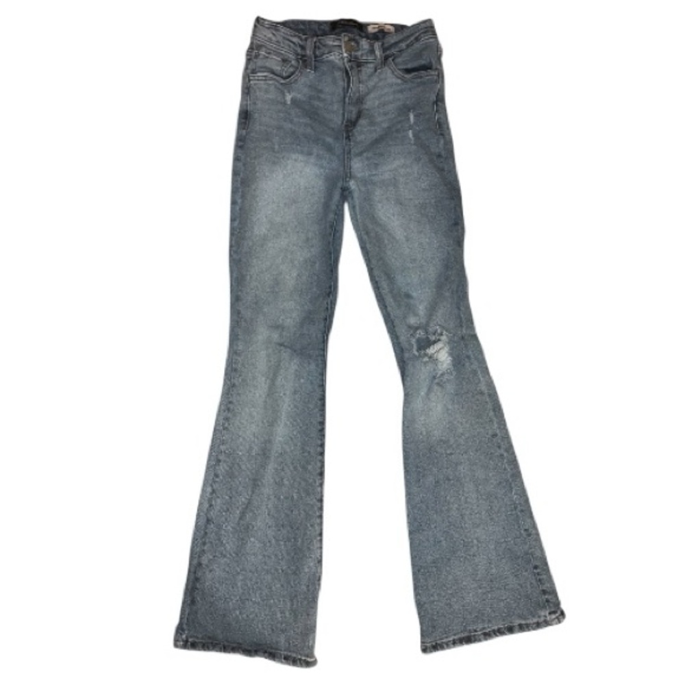 BCBG Generation High Rise Flare Distressed Jeans Regular Size 3/26